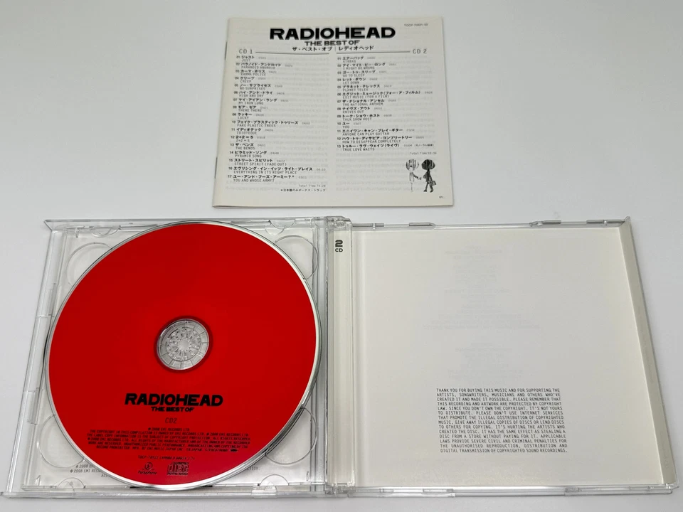 [2CD] Radiohead The Best of Japan Import Bonus Track Foto 4 de 4
