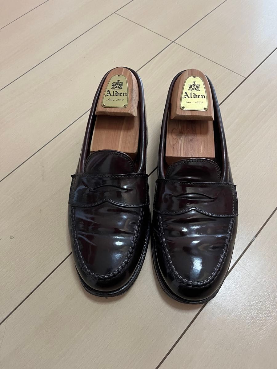 Alden 986 Color 8 Shell Cordovan LHS / Penny Loafer