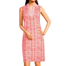 J. McLaughlin Joanna Westerly Print Catalina Cloth Sleeveless Shift Dress Size S