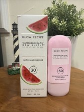 Glow Recipe Watermelon Glow Dew Shield SPF 30 Hydrating Fluid Sunscreen 1.69oz.