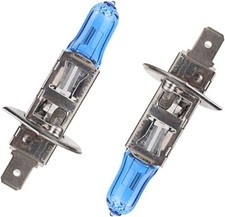 2 X Car Vehicle Bright H1 55W 6000K Xenon Gas Halogen Headlight White H1 55W