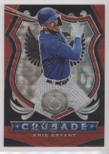 2020 Panini Chronicles Crusade Ruby Wave Prizm 195/199 Kris Bryant #17 0q3