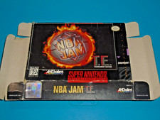 NBA Jam Tournament Edition T.E. Super Nintendo SNES Game Box & Inner Tray Only