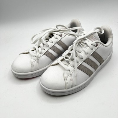 Adidas Cloudfoam Advantage Sneakers in Gray and White Size 7
