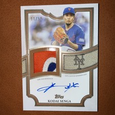 2026 Topps Series 1 Kodai Senga Flagship Patch Auto /50 New York Mets