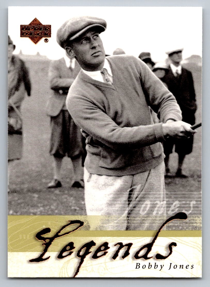 2002 UPPER DECK GOLF CARD LEGENDS #56 BOBBY JONES