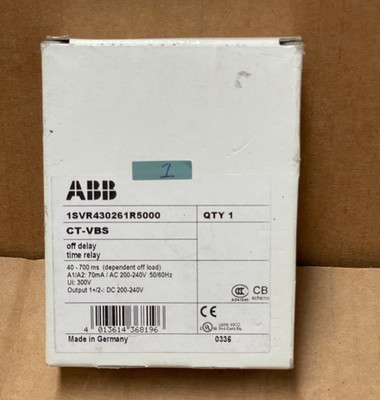 ABB   1SVR430261R5000 (CT-VBS)   OFF-Delay Timer Relay 200 240 V AC