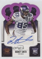 2013 Crown Royale Retail Red Holo Die-Cut Signatures 5/10 Rodney Smith Auto 1fn3