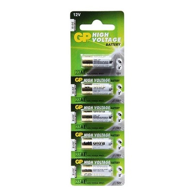 5pcs GP 23AE Super Alkaline 12V Battery - A23 MN21 V23GA for Remotes
