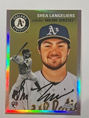 2023 Topps Chrome Platinum Ann. #5 Shea Langeliers Rose Gold Ref. #/75