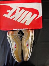 NEW Nike Air Max 97 Metallic Gold Red Size 11.5