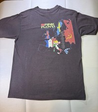 Vintage Pink Floyd 1989 European Tour Shirt Hanes Fifty-Fifty Large Concert Tee