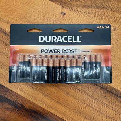 #ad Duracell AAA Batteries 24 Pack Power Boost Alkaline MN2400B24 EXP DATE 2036 New $17.75