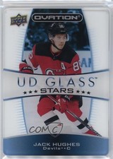 2023-24 Upper Deck Ovation UD Glass Stars Jack Hughes #GS-20 0il7