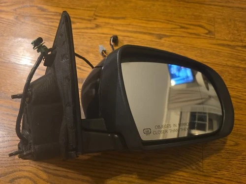 2017-2022 Jeep Compass Right Passenger Side Door Mirror Assembly Heated Black