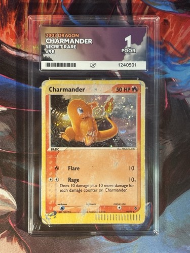 Charmander graded ACE 1 for sale on eBay