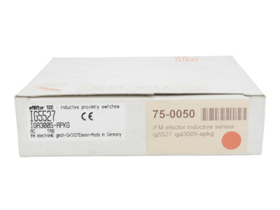 IFM IG5527 IGA3005-APKG/6M/PH INDUKTIVER SENSOR