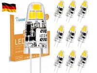 I-SHUNFA 10Er Pack G4 1.2W Led Lampen Kaltweiß 6000K Ac/Dc 12V Led Leuchtmittel