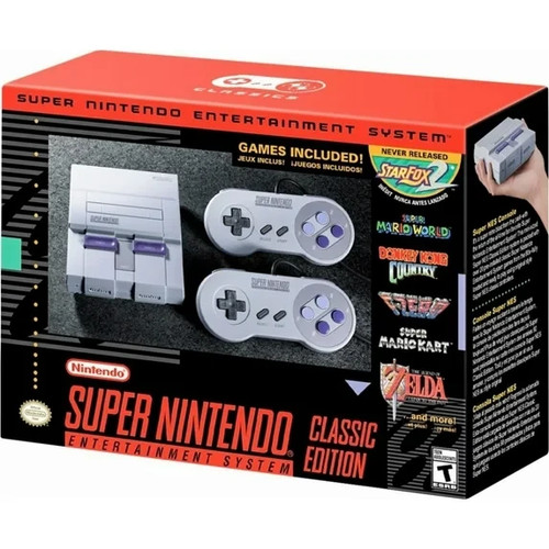 Nintendo Super NES Classic Edition Console with 2 SNES Controllers (READ)