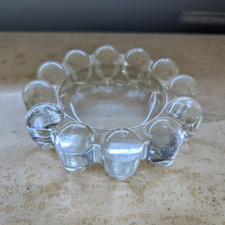 Vintage Glas-Aschenbecher Boopie Bubble Stil