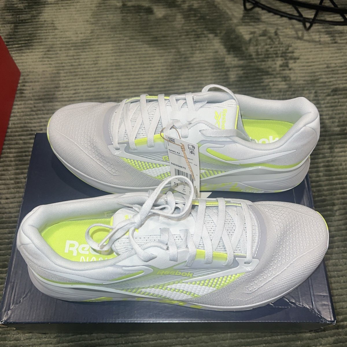 Size 13 - Reebok Nano X4 Moon Digital Lime | eBay