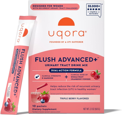 #ad Flush Advanced Helps Reduce Risk of Recurrent UTI** with Cranberry D Manno $80.99