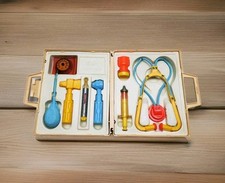 Vintage Fisher Price 1977 Doctor Nurse Kit Case 936 Nearly Complete Made In USA