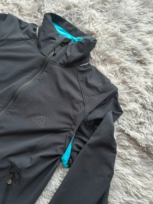 Giacca Tecnica Adidas Clima365 Donna Grigio Azzurro Taglia S M