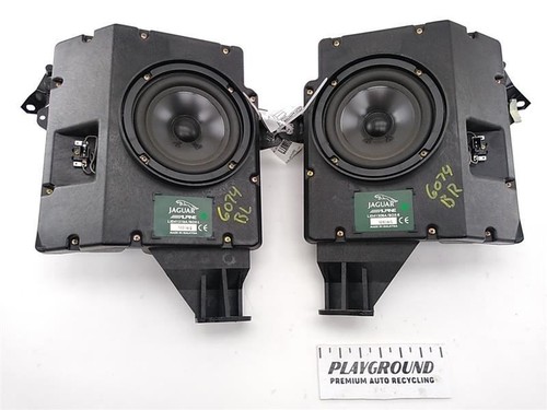 97-06 Jaguar XK8 XKR Alpine Subwoofer Speaker Left & Right Pair LJD4150BA/51BA