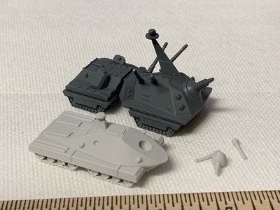Red 2 Super-tank 2 pack, 6mm Sci-Fi,  inspired by Ogre, Battletech, BOLO