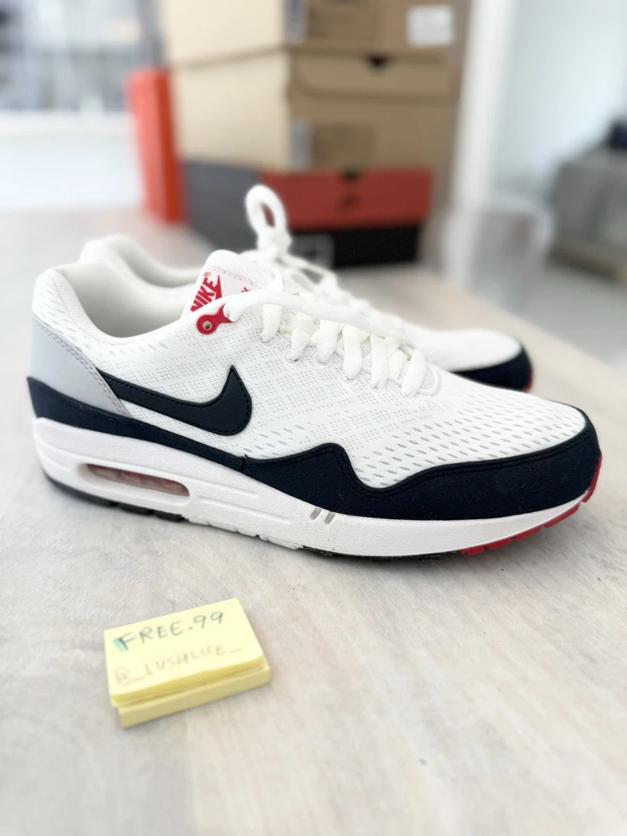 Nike Air Max 1 EM White University Red for Sale | Authenticity