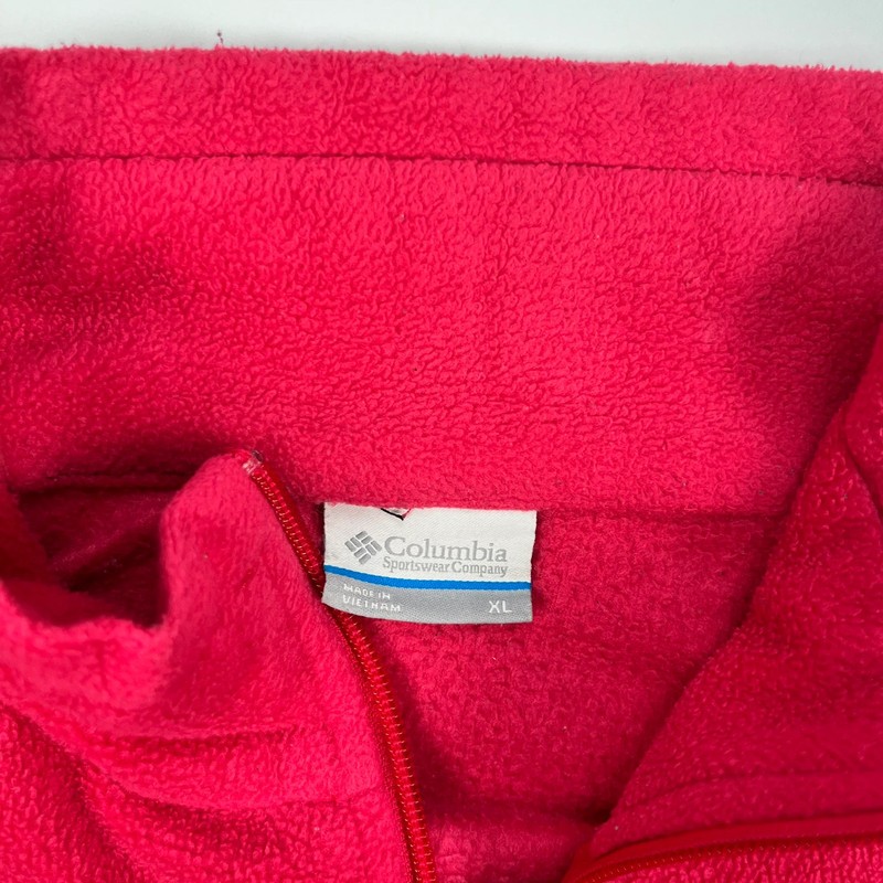 Columbia Fleece Women’s XL Pink Thermal Jacket Benton Springs Warm Full Zip image 5