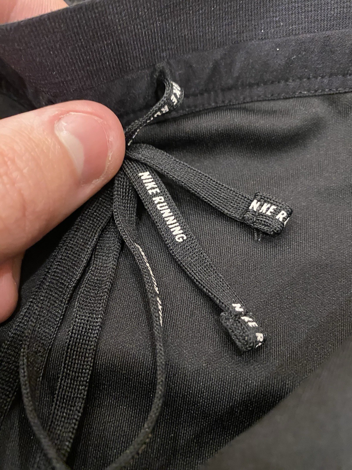 Nike Running Tights Mens Size M Power Tech Reflective Gray Gym Athletic