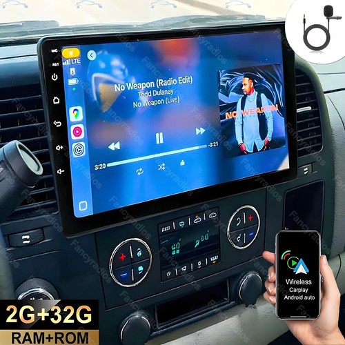 Android15 Car Radio Stereo For GMC Sierra Chevy Silverado 1500 2500 3500 Carplay