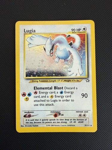 Lugia 9/111 Neo Genesis Unlimited Edition Holo