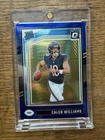 Panini 2024 Caleb Williams Blue Hyper Optic Rated Rookie Prizm