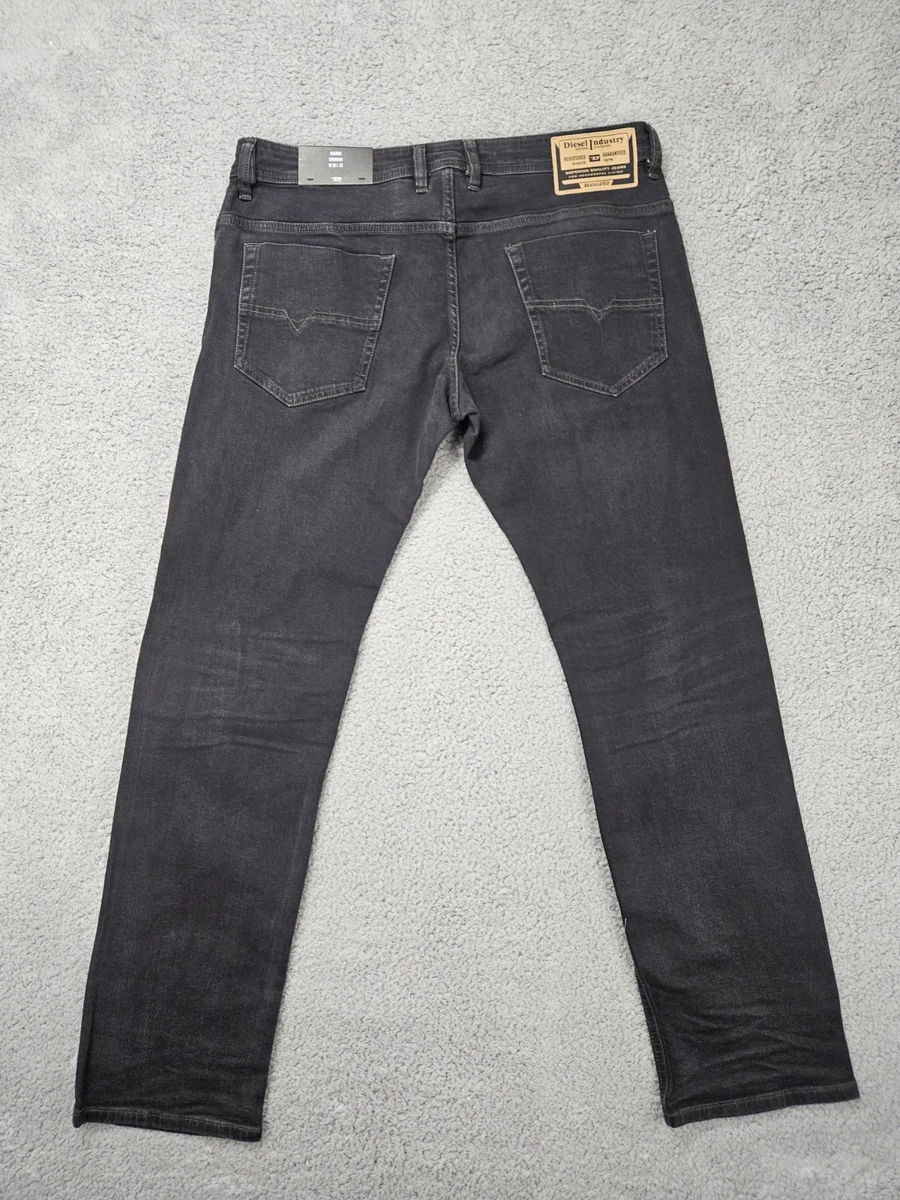 Diesel Jeans da uomo Safado-X Regular Slim Straight, Blu Rm066, 38W x 32L