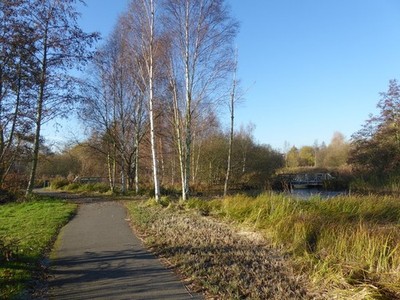 Photo A3 Path at the London Wetland Centre Barnes This is the area known c2016