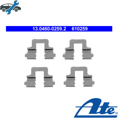 ACCESSORY KIT DISC BRAKE PAD 13.0460-0259.2 FOR VW GOLF/PLUS/VI/Van CADDY/III  