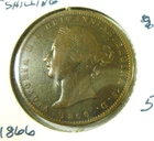 1877 H States of Jersey 1/13 Shilling