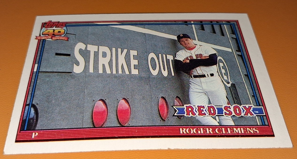 1991 Topps - Roger Clemens #530 Boston Red Sox 