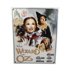 The Wizard of Oz  Tin Sign Wall Clock 16" x 12.5" One of a Kind Julie Garland