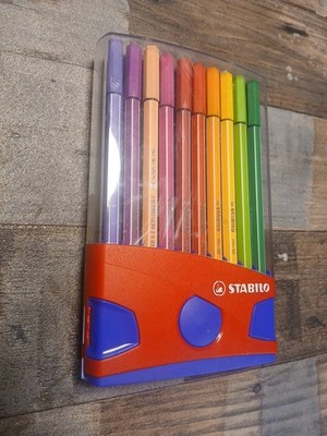 STABILO Pen 68 Color Parade 20 Stück Stifte Farben Tischset Rot Blau Schreibware