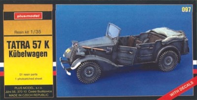 Plus Model 97 - 1:35 Resin Bausatz Tatra 57 K Kübelwagen