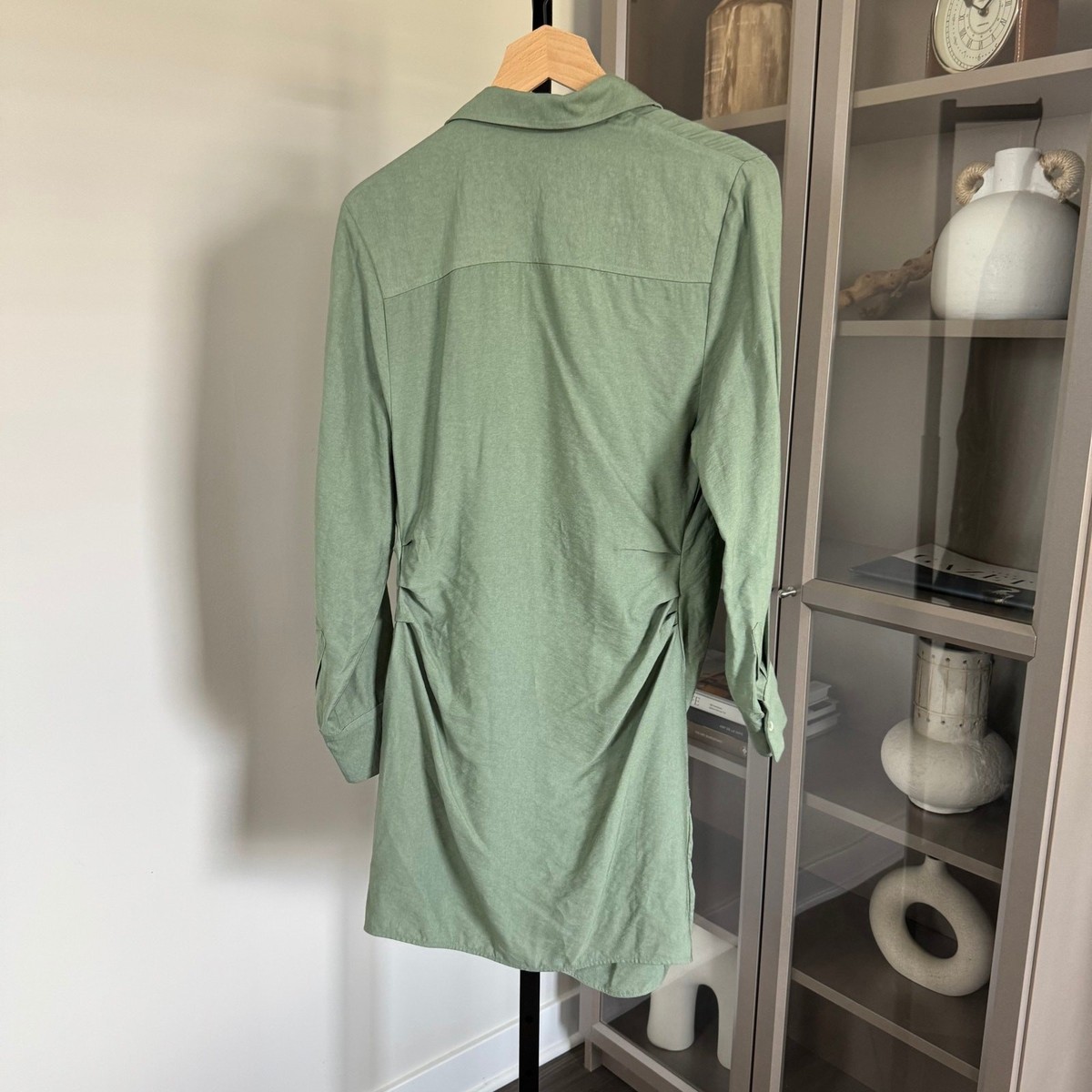 Jacquemus Le Raphia Shirt Dress Draped La Robe Bahia Sage Green Mini Dress 34 2 | eBay Jacquemus Le Raphia Shirt Dress Draped La Robe Bahia Sage Green Mini Dress 34 2 | eBay