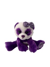 First  Main 6013 Pau Paus Panda Bear Plush Toy 10" Purple White Girl Pals 2019