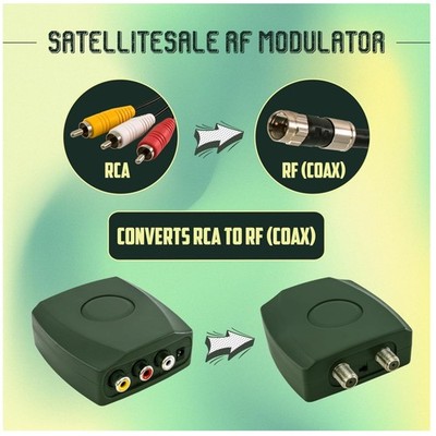 RF Coaxial Converter for Entertainment Systems
