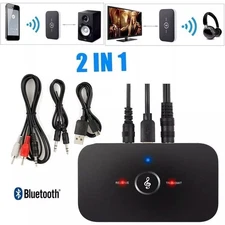 Bluetooth 4.1 Audio Transmitter Receiver 2 in1 RCA Stereo Music Wireless Adapter
