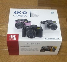 NBD 4K Digital Camera 48MP 120FPS Macro Wide Wi-Fi Bluetooth Used Tested From J