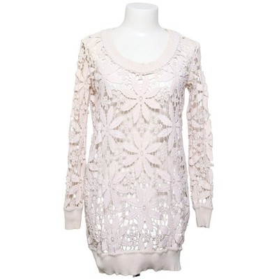 Twin Set Simona Barbieri, Bluse, Größe: XS, P3S5HC, Beige, Baumwolle #oMe
